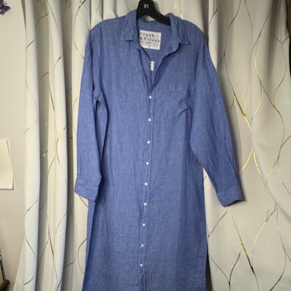 Frank & Eileen “Rory” Maxi Shirt Dress – Size Large